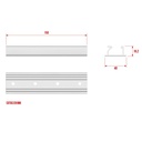 Soporte Chapa Plana L150 H1,82