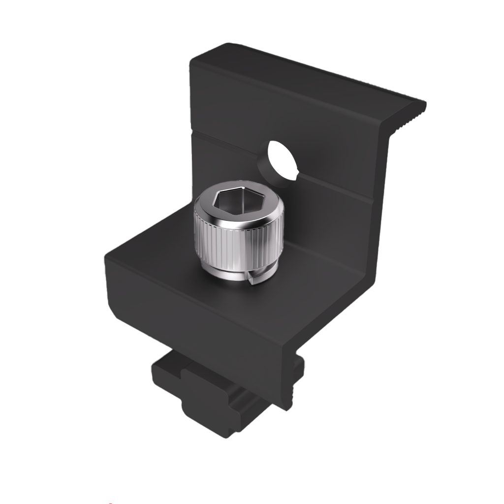 End Clamp Black 30/35mm